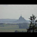 In der Ferne der Mont-Saint-Michel